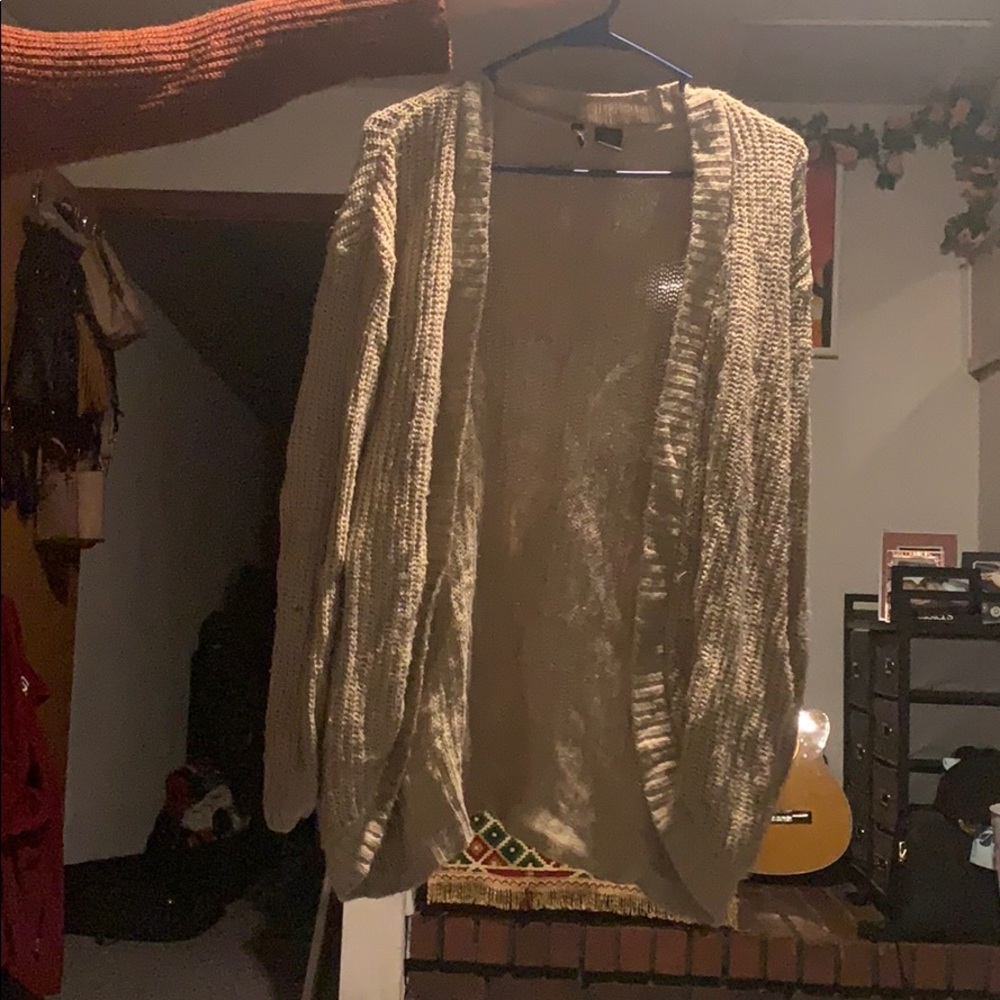Brown cardigan